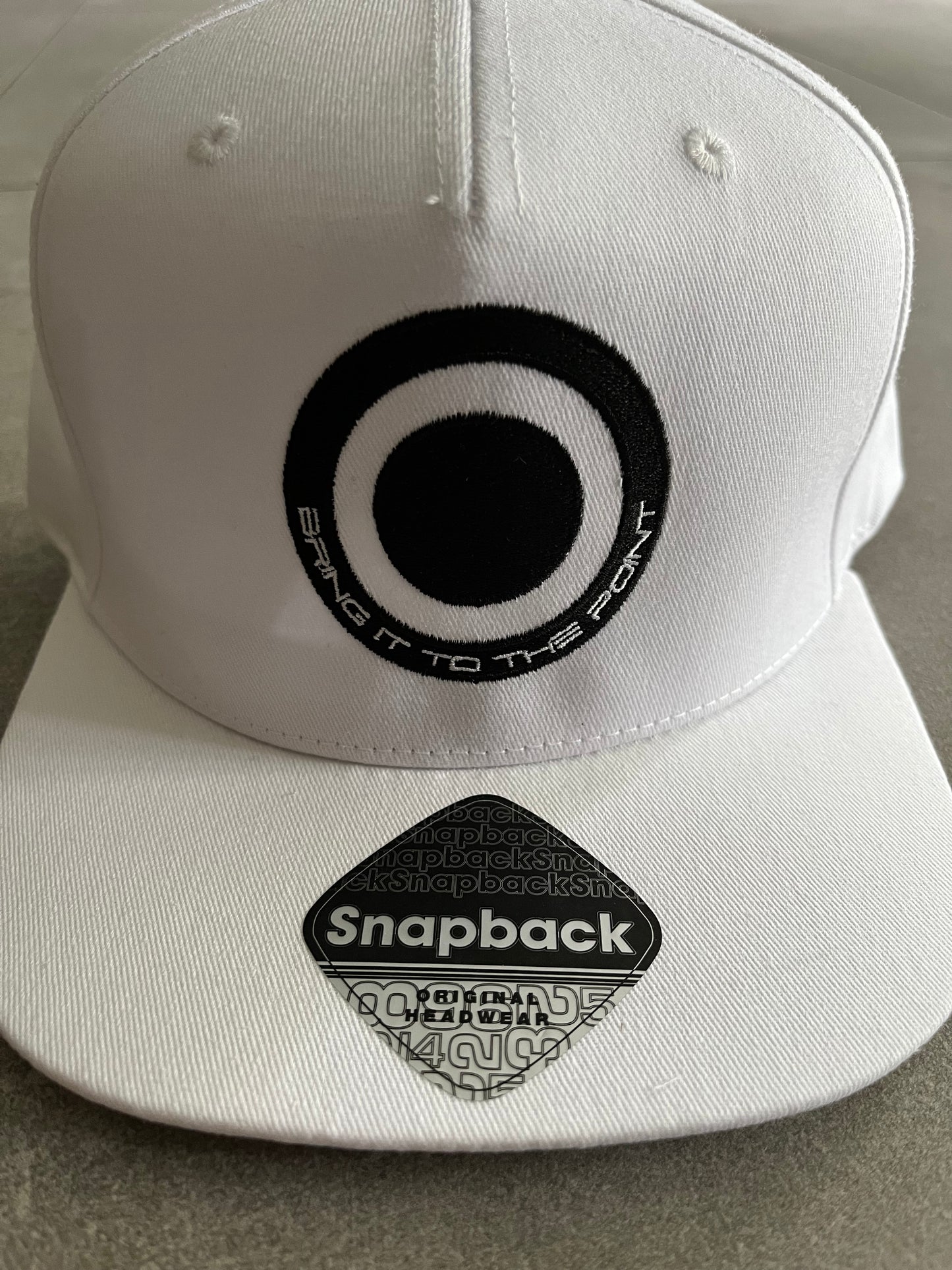 Snapback Cap White