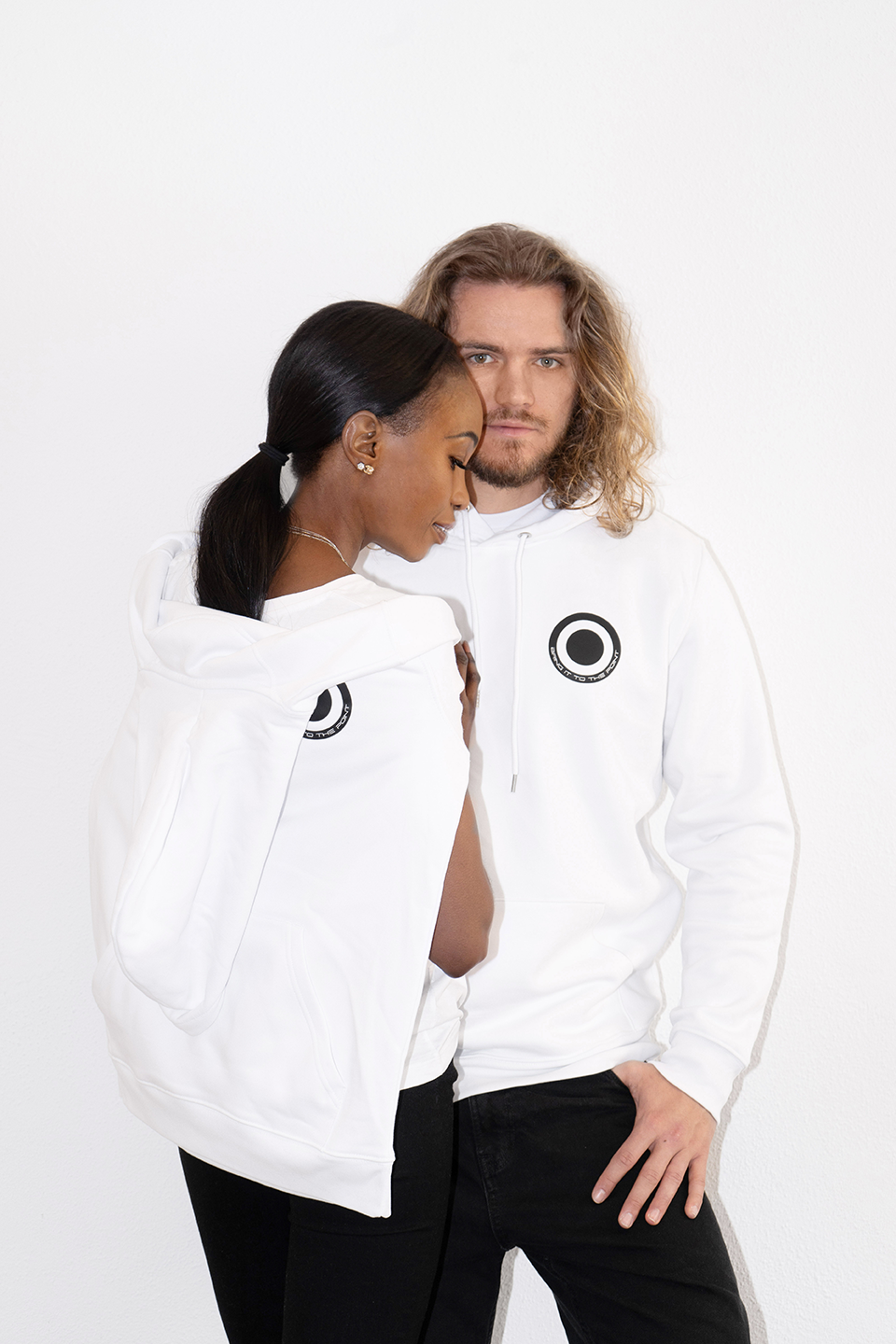 Hoodie White Unisex